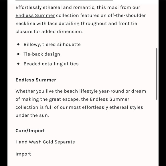 NWT Free People Endless Summer Moonlight Ocean Maxi Dress Size Med Sunset Gold - Picture 3 of 10